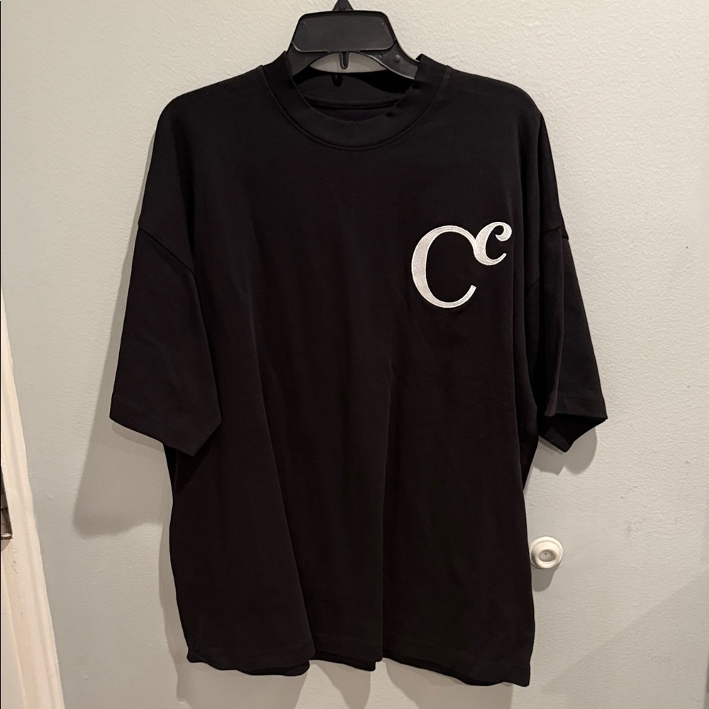 Men's Black Tee with Iconic C Logo